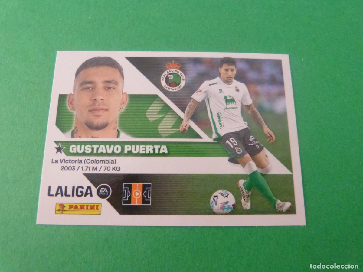 Cromos de f&uacute;tbol: CROMO FUTBOL GUSTAVO PUERTA RACING DE SANTANDER SIN PEGAR N&ordm; 12 LIGA ESTE 2026-2027/26-27