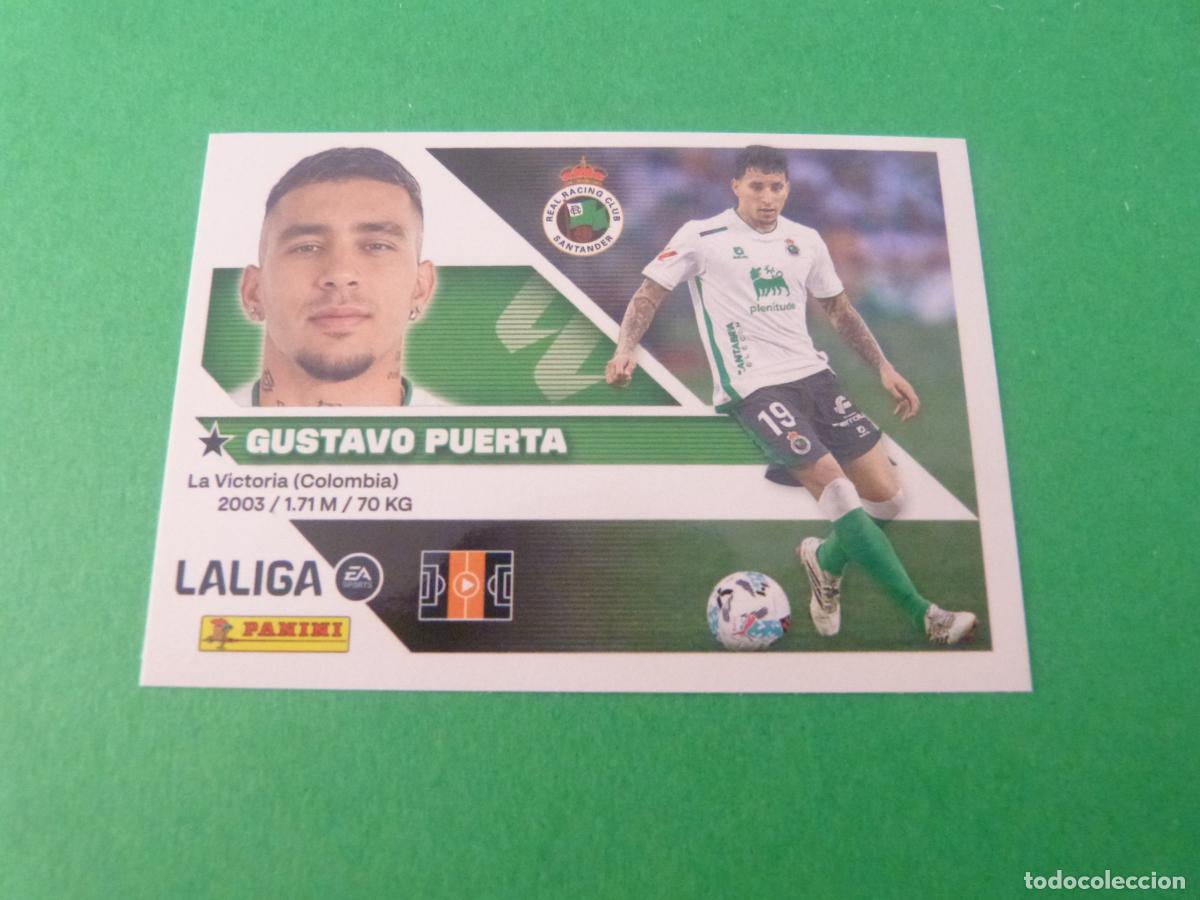 Figurine di Calcio: CROMO FUTBOL GUSTAVO PUERTA RACING DE SANTANDER SIN PEGAR N&ordm; 12 LIGA ESTE 2026-2027/26-27