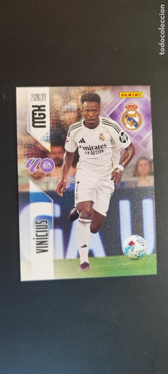 Cromos de f&uacute;tbol: MEGACRACKS 2026/27 CARD BASIC VINICIUS REAL MADRID # 234 PANINI