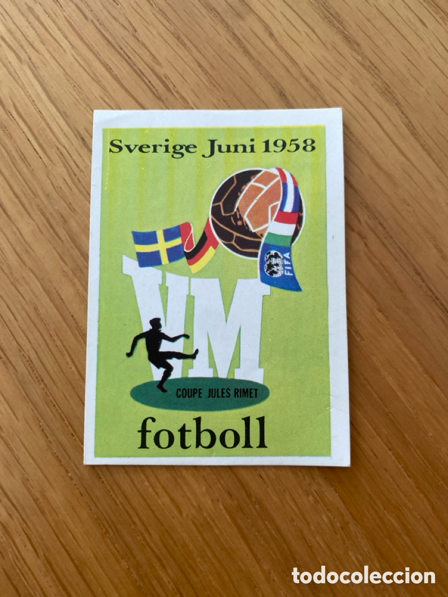 Cromos de f&uacute;tbol: Cromo panini mundial Mexico 86 n&uacute;mero 9 Suecia 1958 - Sticker album world cup 1986