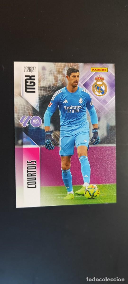 Cromos de f&uacute;tbol: MEGACRACKS 2026/27 CARD BASIC COURTOIS REAL MADRID # 218 PANINI