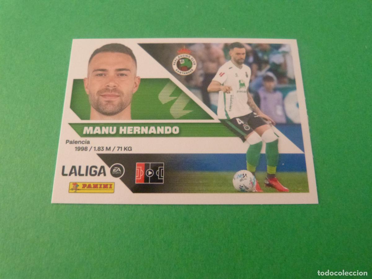 Cromos de f&uacute;tbol: CROMO FUTBOL MANU HERNANDO RACING DE SANTANDER SIN PEGAR N&ordm; 9 A LIGA ESTE 2026-2027/26-27