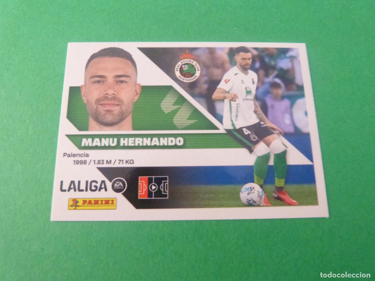 Cromos de f&uacute;tbol: CROMO FUTBOL MANU HERNANDO RACING DE SANTANDER SIN PEGAR N&ordm; 9 A LIGA ESTE 2026-2027/26-27