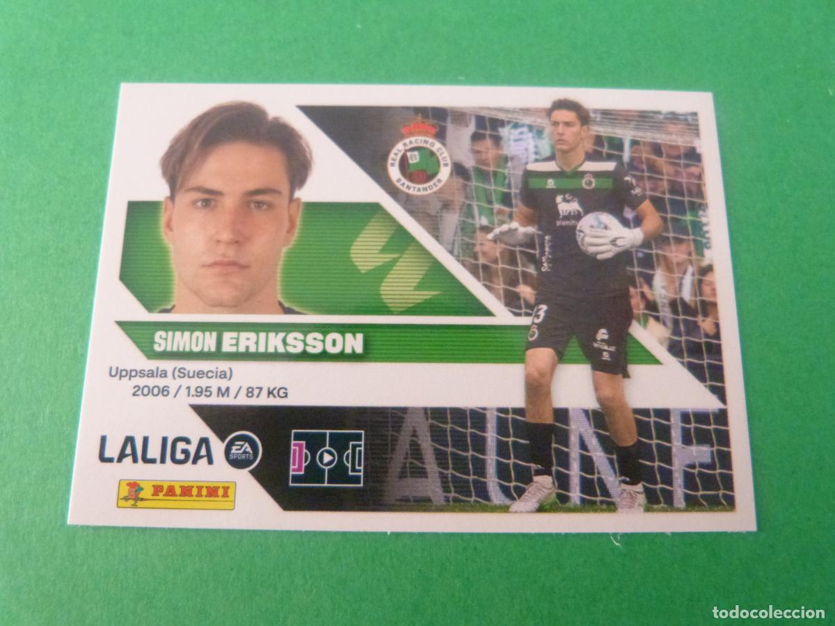 Cromos de f&uacute;tbol: CROMO FUTBOL ERIKSSON RACING DE SANTANDER SIN PEGAR N&ordm; 4 LIGA ESTE 2026-2027/26-27
