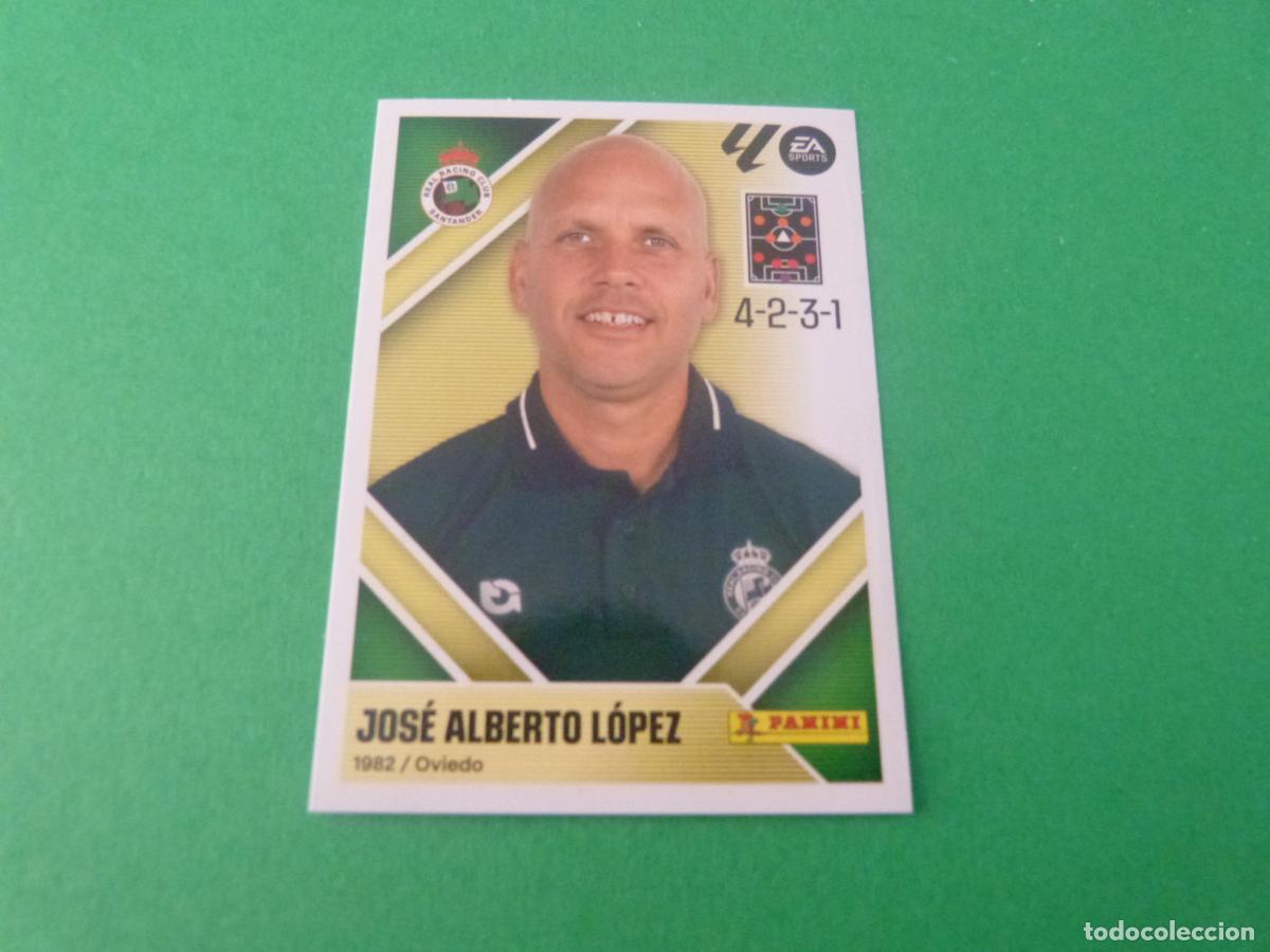 Cromos de f&uacute;tbol: CROMO FUTBOL JOSE ALBERTO LOPEZ RACING DE SANTANDER SIN PEGAR N&ordm; 2 LIGA ESTE 2026-2027/26-27
