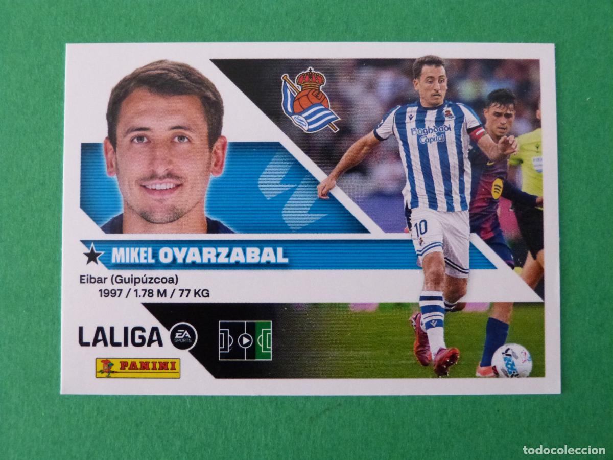 Cromos de f&uacute;tbol: CROMO FUTBOL OYARZABAL REAL SOCIEDAD SIN PEGAR N&ordm; 20 LIGA ESTE 2026-2027/26-27