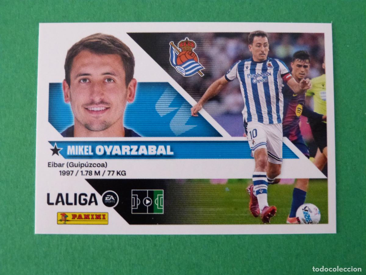 Cromos de f&uacute;tbol: CROMO FUTBOL OYARZABAL REAL SOCIEDAD SIN PEGAR N&ordm; 20 LIGA ESTE 2026-2027/26-27