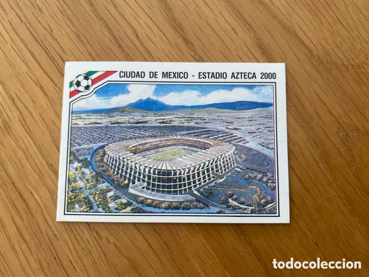Football Stickers: Cromo panini mundial Mexico 86 n&uacute;mero 17 Estadio Azteca 2000 - Sticker album world cup 1986
