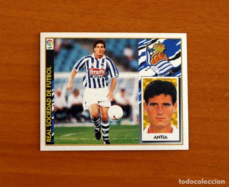 Football Stickers: Real Sociedad - Antia - COLOCA - Ediciones Este Liga 1997-1998, 97-98 - Nunca Pegado