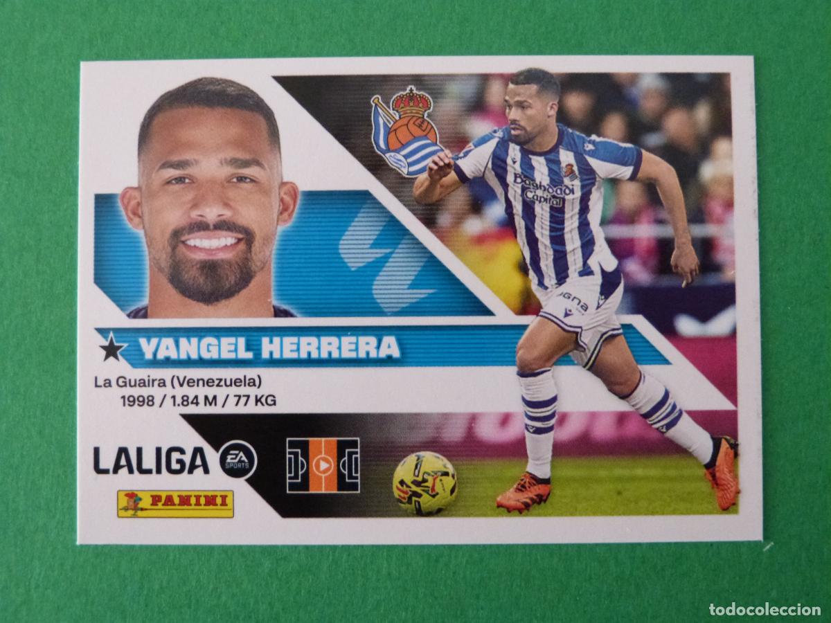 Football Stickers: CROMO FUTBOL YANGEL HERRERA REAL SOCIEDAD SIN PEGAR N&ordm; 13 A LIGA ESTE 2026-2027/26-27