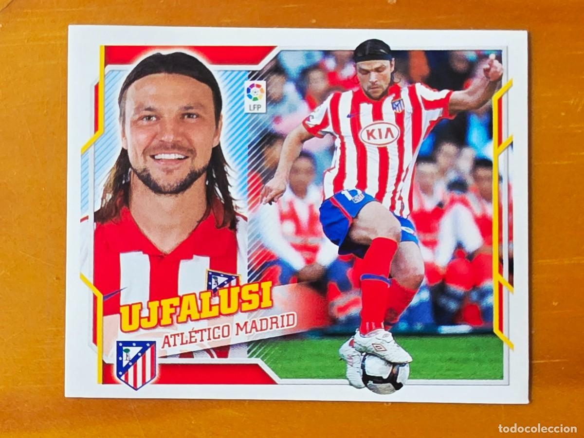 Cromos de f&uacute;tbol: 3 Ujfalusi, Atl&eacute;tico de Madrid, Panini Ediciones Liga Este 2010 2011 10 11