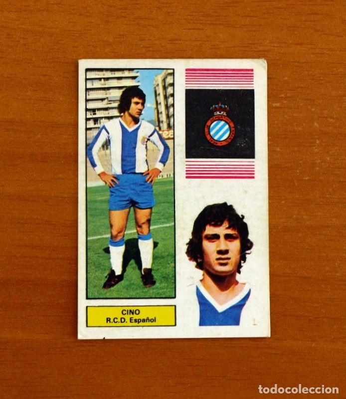 Cromos de f&uacute;tbol: R.C.D. Espa&ntilde;ol-Espanyol - Cino - Editorial Fher 1974-1975, 74-75 - Nunca pegado