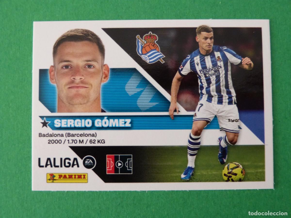 Cromos de f&uacute;tbol: CROMO FUTBOL SERGIO GOMEZ REAL SOCIEDAD SIN PEGAR N&ordm; 8 LIGA ESTE 2026-2027/26-27