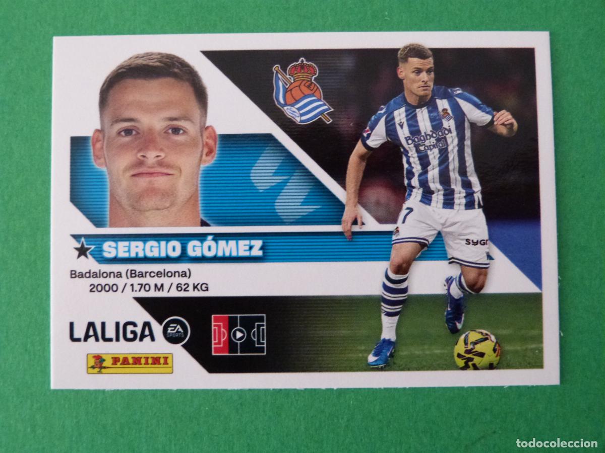 Cromos de f&uacute;tbol: CROMO FUTBOL SERGIO GOMEZ REAL SOCIEDAD SIN PEGAR N&ordm; 8 LIGA ESTE 2026-2027/26-27