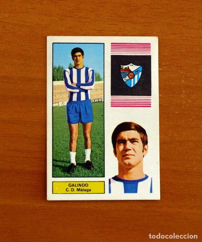 Cromos de f&uacute;tbol: M&aacute;laga - Galindo - Editorial Fher 1974-1975, 74-75