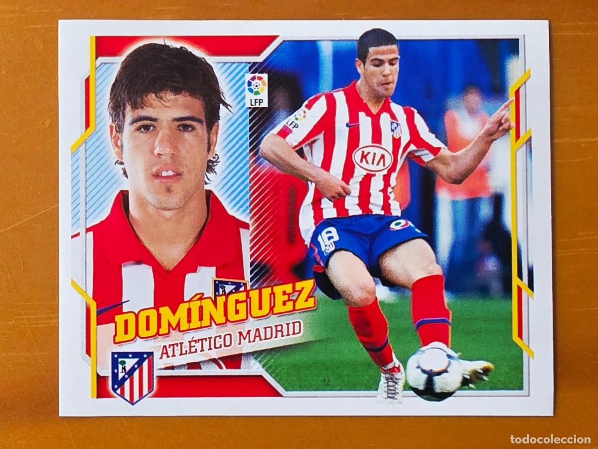 Cromos de f&uacute;tbol: 5 &Aacute;lvaro Dom&iacute;nguez, Atl&eacute;tico de Madrid, Panini Ediciones Liga Este 2010 2011 10 11