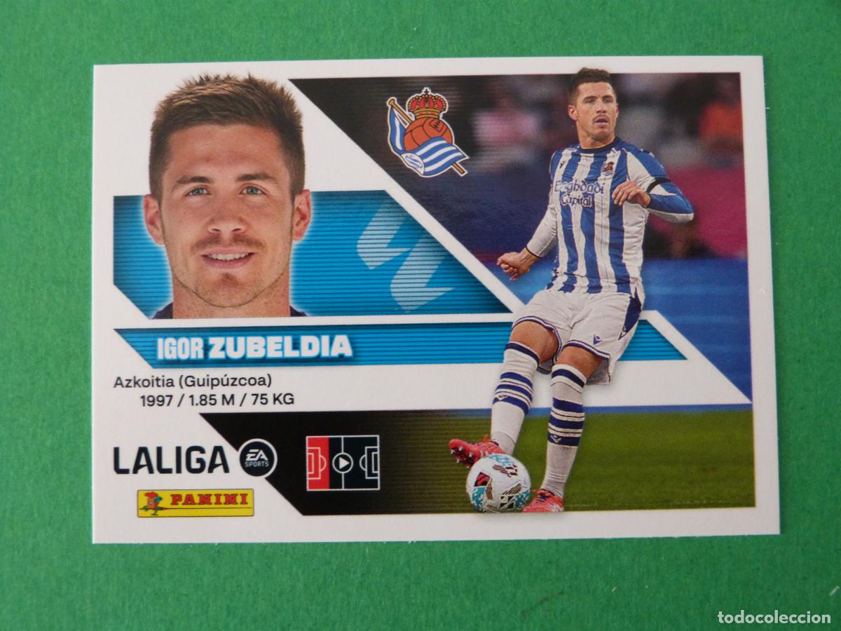 Cromos de f&uacute;tbol: CROMO FUTBOL ZUBELDIA REAL SOCIEDAD SIN PEGAR N&ordm; 6 LIGA ESTE 2026-2027/26-27
