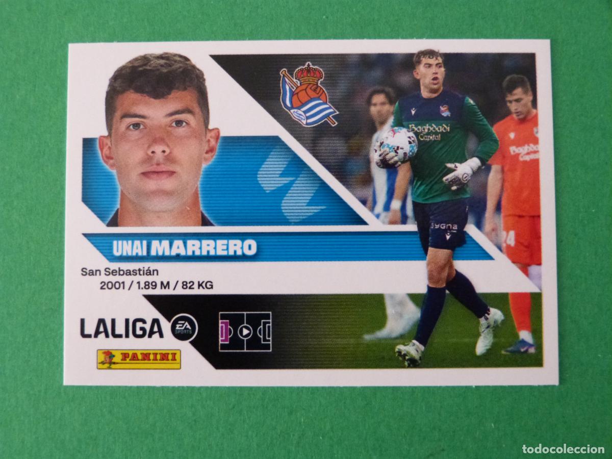 Cromos de f&uacute;tbol: CROMO FUTBOL MARRERO REAL SOCIEDAD SIN PEGAR N&ordm; 4 LIGA ESTE 2026-2027/26-27