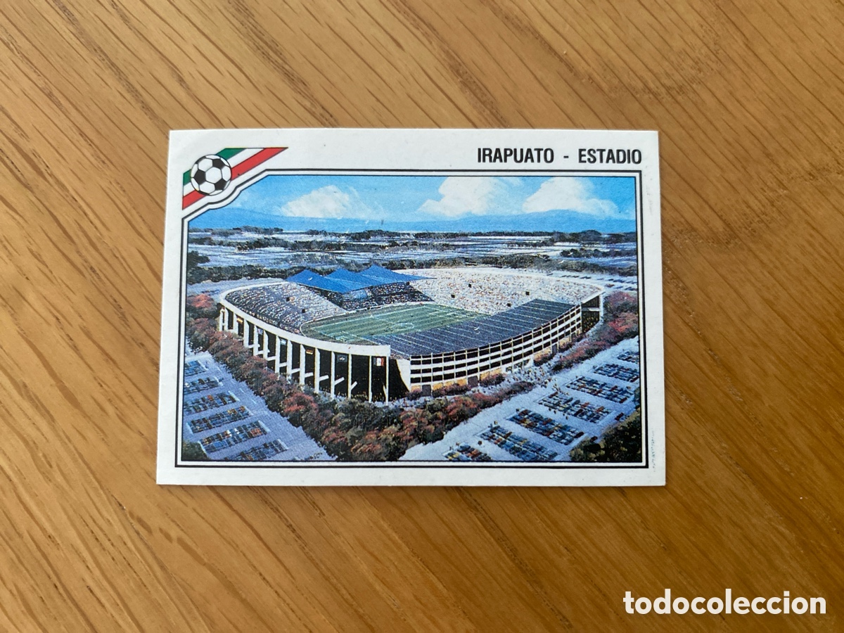Cromos de f&uacute;tbol: Cromo panini mundial Mexico 86 n&uacute;mero 23 Irapuato estadio - Sticker album world cup 1986