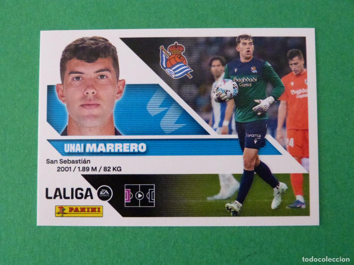 Cromos de f&uacute;tbol: CROMO FUTBOL MARRERO REAL SOCIEDAD SIN PEGAR N&ordm; 4 LIGA ESTE 2026-2027/26-27