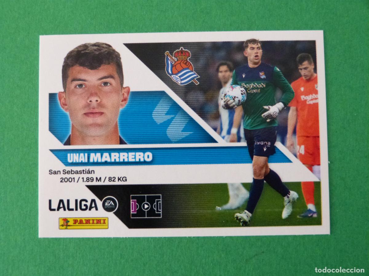 Cromos de f&uacute;tbol: CROMO FUTBOL MARRERO REAL SOCIEDAD SIN PEGAR N&ordm; 4 LIGA ESTE 2026-2027/26-27