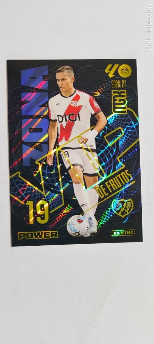 Football Stickers: MEGACARCKS 26/27 CARD ZONA VIP POWER DE FRUTOS RAYO VALLECANO # P392 PANINI