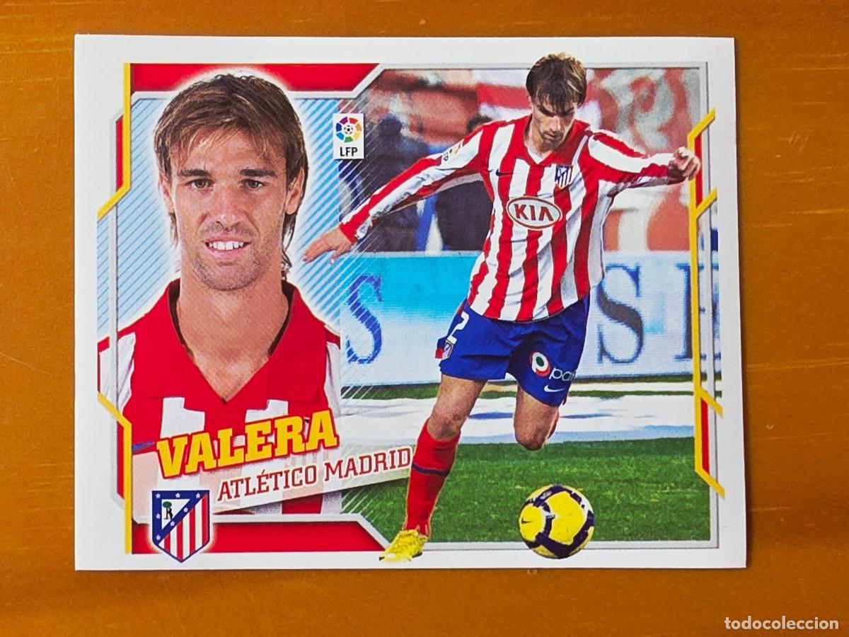 Cromos de f&uacute;tbol: 6 B Valera, Atl&eacute;tico de Madrid, Panini Ediciones Liga Este 2010 2011 10 11