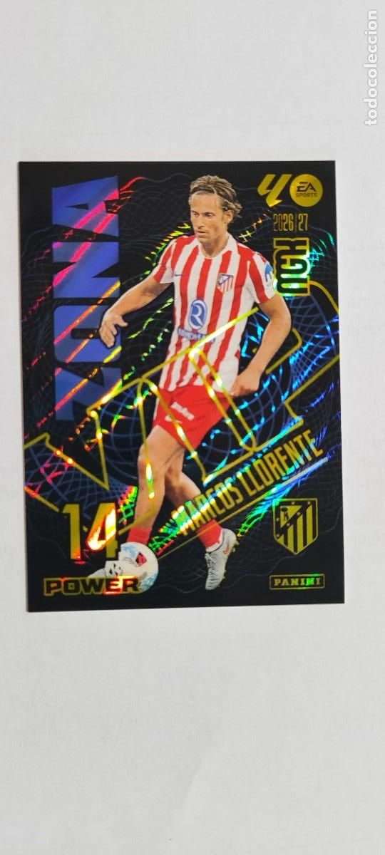 Football Stickers: MEGACARCKS 26/27 CARD ZONA VIP POWER MARCOS LLORENTE AT MADRID # 401P PANINI