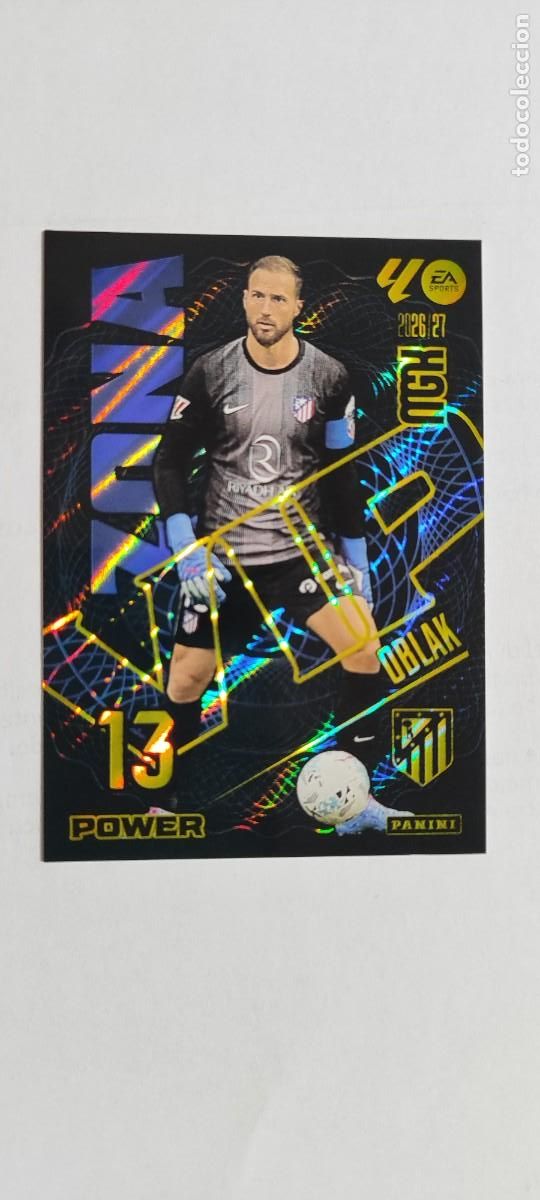 Football Stickers: MEGACARCKS 26/27 CARD ZONA VIP POWER OBLAK AT MADRID # 403P PANINI