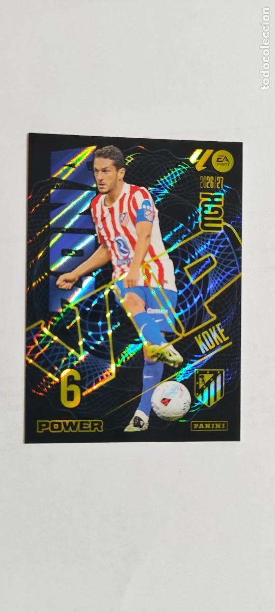 Football Stickers: MEGACARCKS 26/27 CARD ZONA VIP POWER KOKE AT MADRID # 400P PANINI