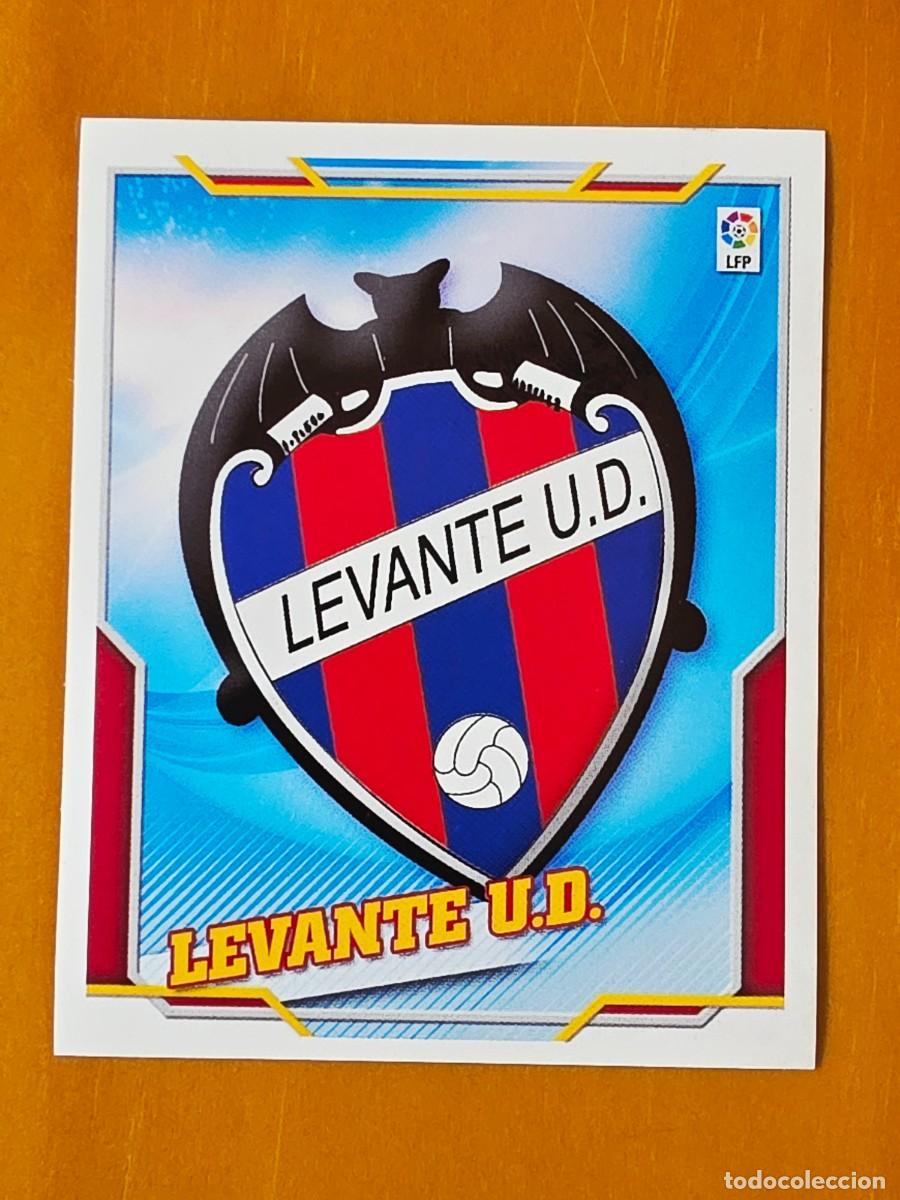 Cromos de f&uacute;tbol: Escudo Levante UD, Panini Ediciones Liga Este 2010 2011 10 11