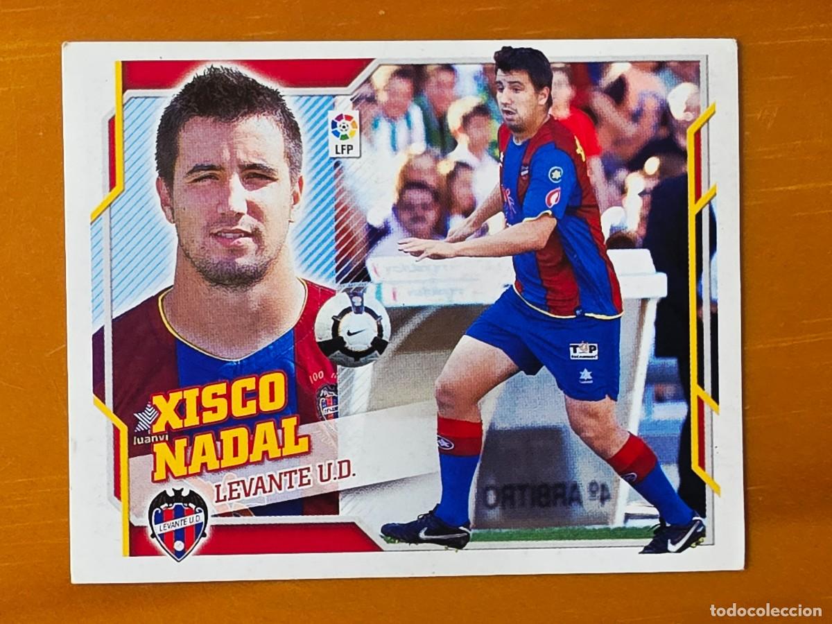Cromos de f&uacute;tbol: 13 Xisco Nadal, Levante UD, Panini Ediciones Liga Este 2010 2011 10 11