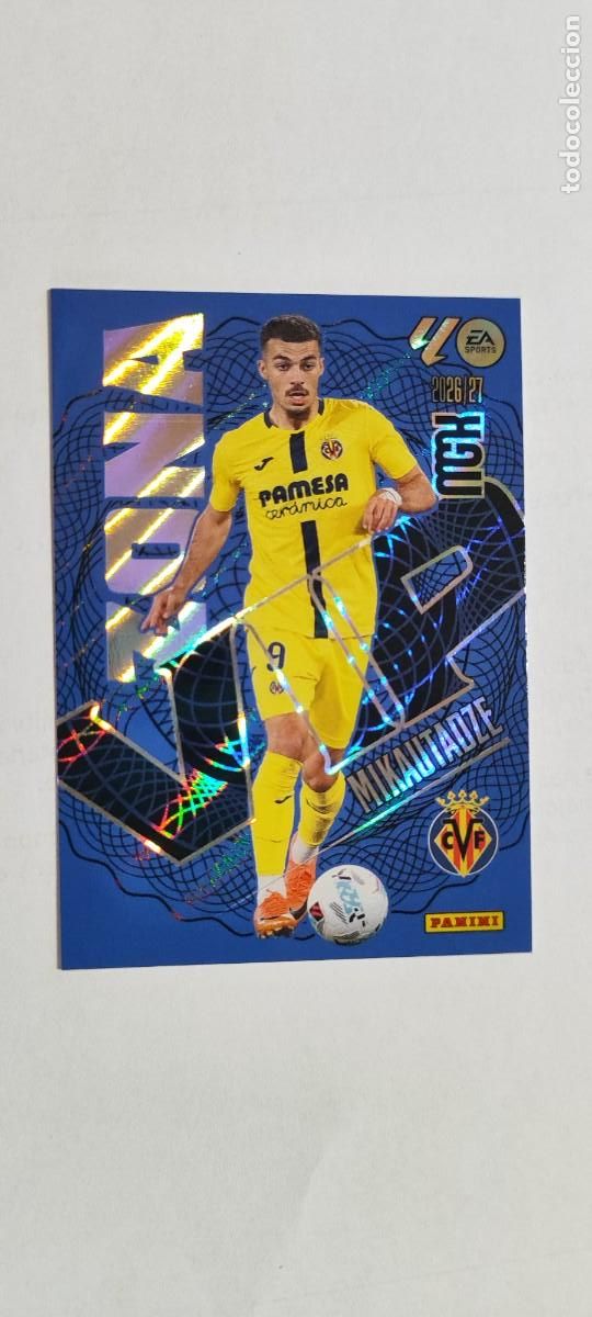 Cromos de f&uacute;tbol: MEGACARCKS 26/27 CARD ZONA VIP MIKAUTADZE VILLARREAL # 402 PANINI
