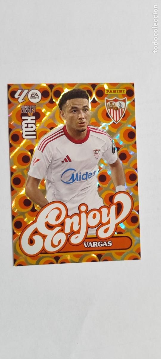 Cromos de f&uacute;tbol: MEGACARCKS 26/27 CARD ENJOY VARGAS SEVILLA # 387 PANINI