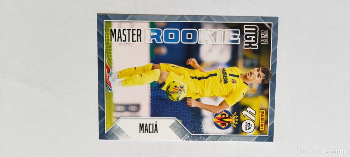 Cromos de f&uacute;tbol: MEGACARCKS 26/27 CARD MASTER ROOKIE MACIA VILLARREAL # 417 PANINI