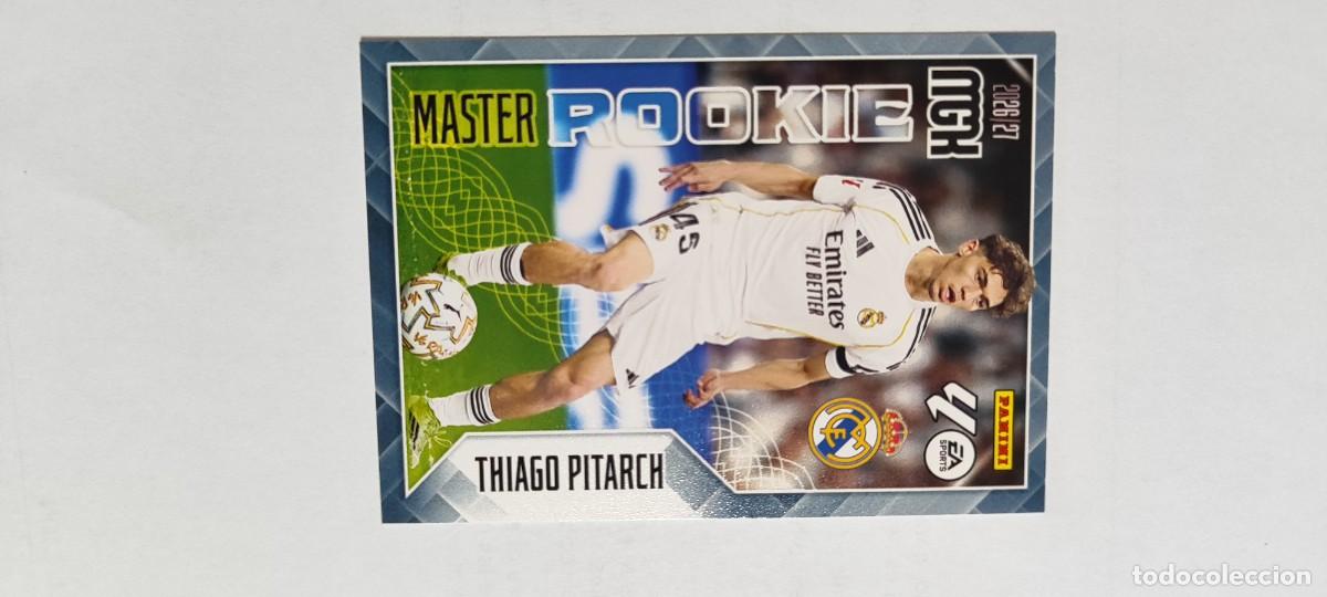 Cromos de f&uacute;tbol: MEGACARCKS 26/27 CARD MASTER ROOKIE THIAGO PITARCH REAL MADRID # 419 PANINI