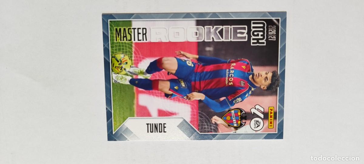 Cromos de f&uacute;tbol: MEGACARCKS 26/27 CARD MASTER ROOKIE TUNDE LEVANTE # 421 PANINI