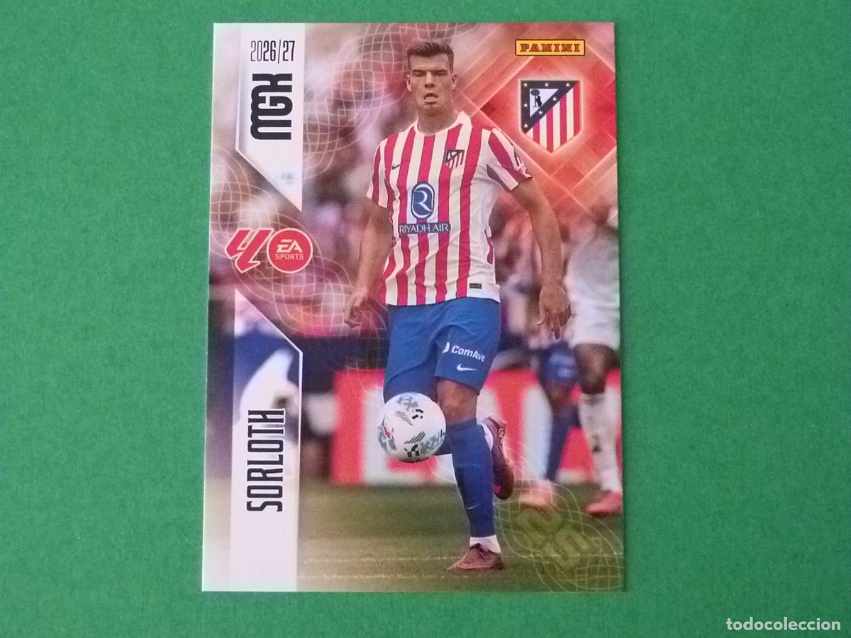 Cromos de f&uacute;tbol: TRADING CARD FUTBOL SORLOTH ATLETICO DE MADRID N&ordm; 72 LIGA MEGACRACKS 2026-2027/26-27 PANINI