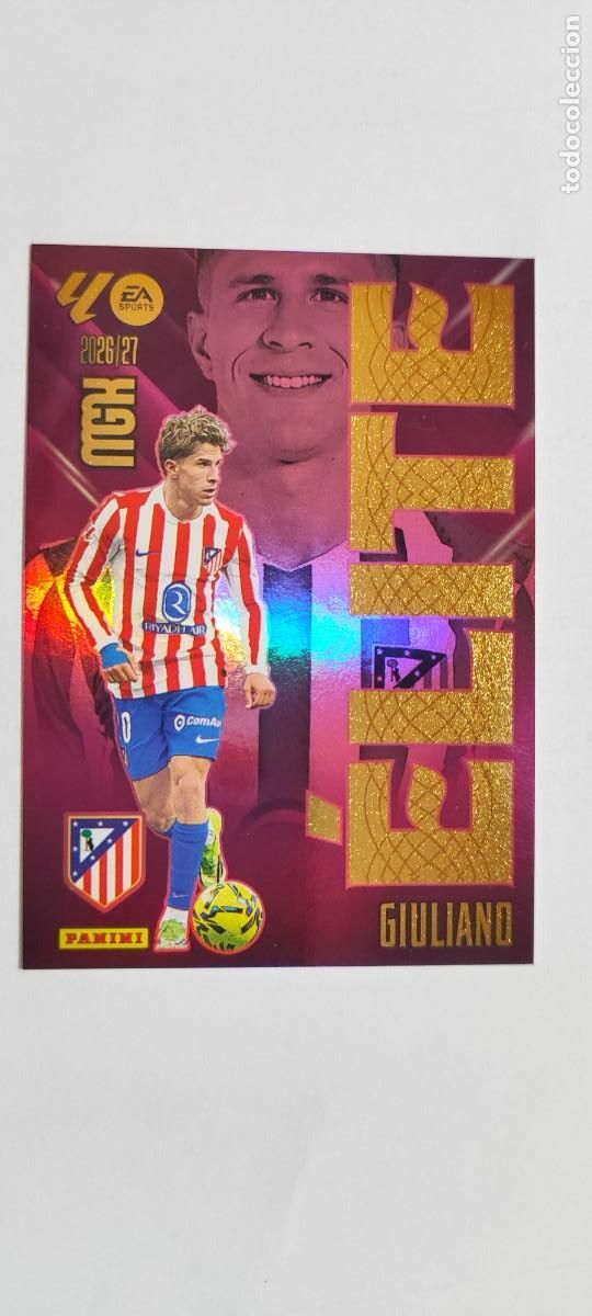 Cromos de f&uacute;tbol: MEGACARCKS 26/27 CARD ELITE GIULIANO AT MADRID # 7 PANINI