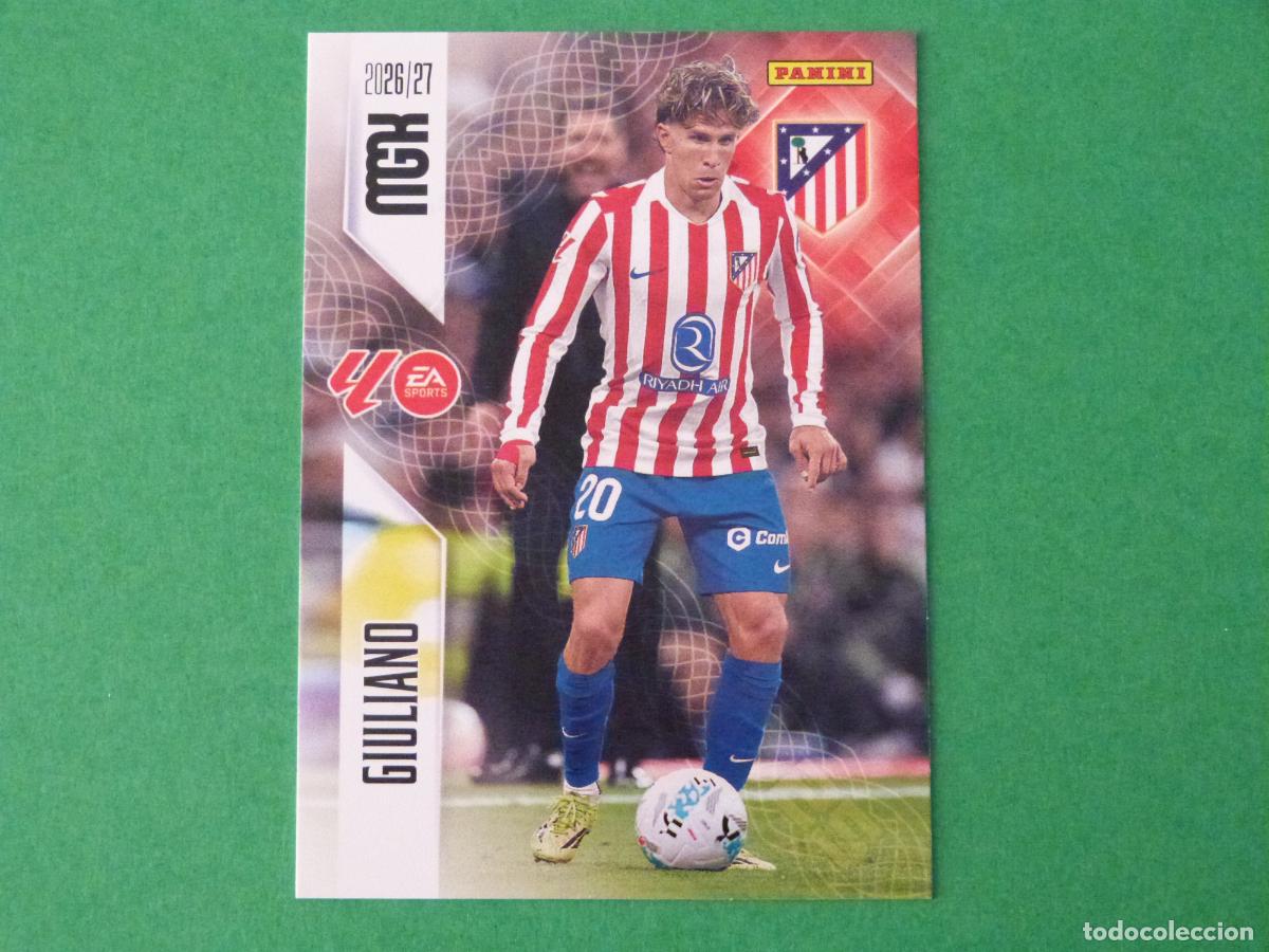 Cromos de f&uacute;tbol: TRADING CARD FUTBOL GIULIANO ATLETICO DE MADRID N&ordm; 69 LIGA MEGACRACKS 2026-2027/26-27 PANINI