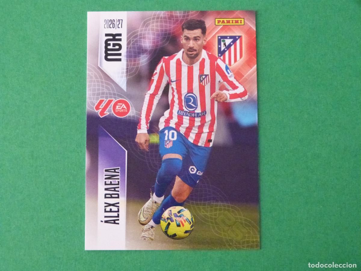 Cromos de f&uacute;tbol: TRADING CARD FUTBOL ALEX BAENA ATLETICO DE MADRID N&ordm; 67 LIGA MEGACRACKS 2026-2027/26-27 PANINI