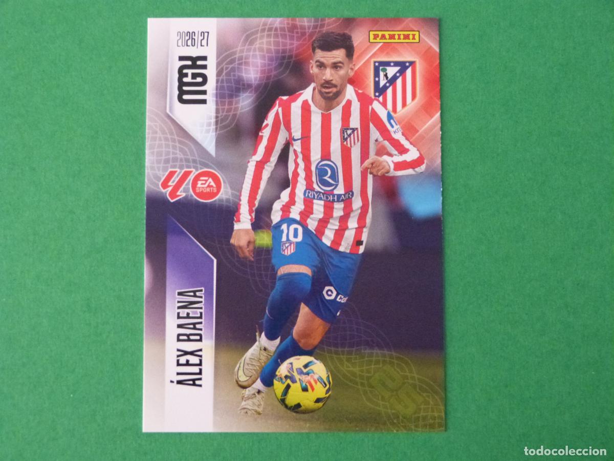 Cromos de f&uacute;tbol: TRADING CARD FUTBOL ALEX BAENA ATLETICO DE MADRID N&ordm; 67 LIGA MEGACRACKS 2026-2027/26-27 PANINI