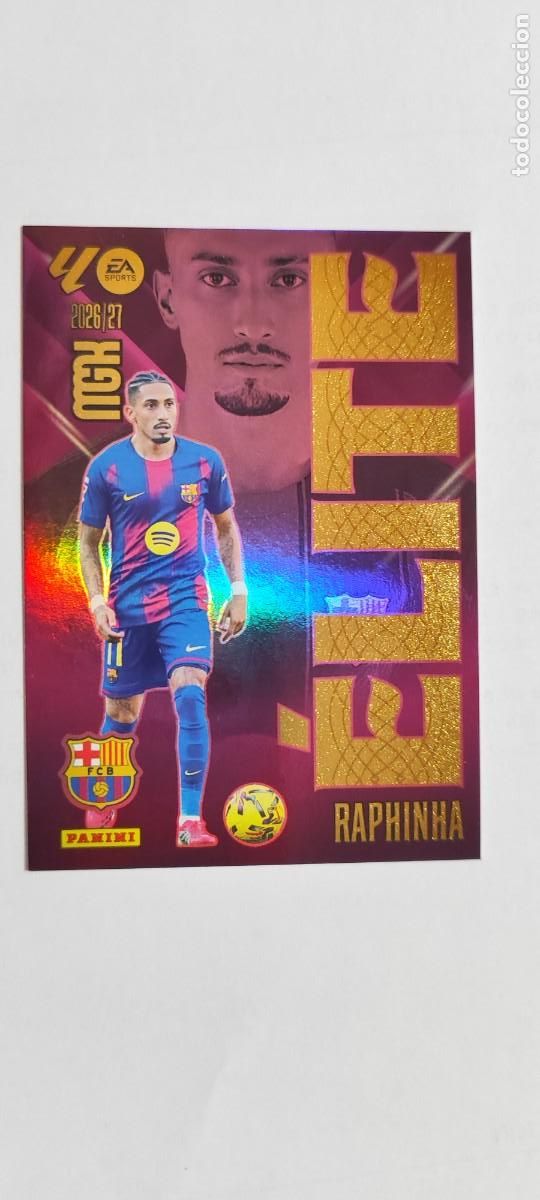 Cartes &agrave; collectionner de Football: MEGACARCKS 26/27 CARD ELITE RAPHINHA FC BARCELONA # 16 PANINI