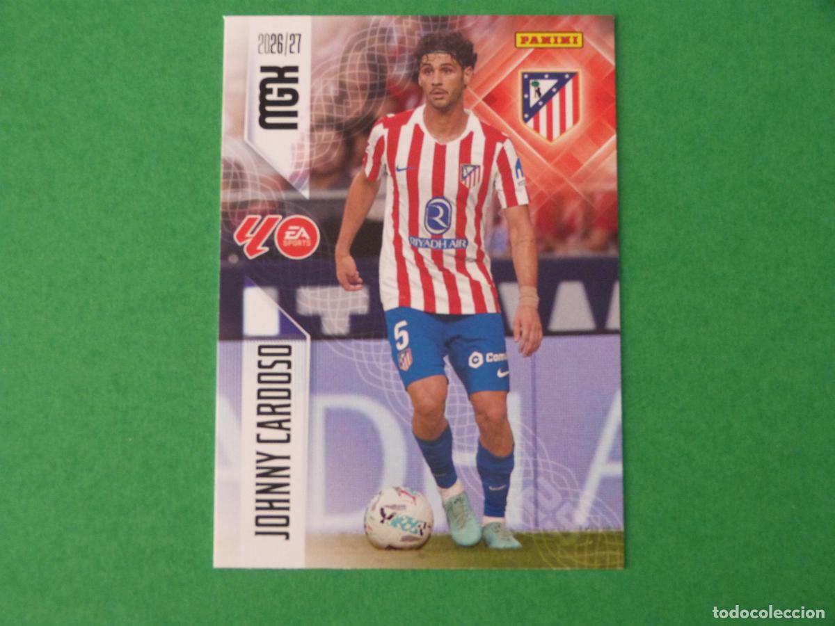 Cromos de f&uacute;tbol: TRADING CARD FUTBOL JOHNNY CARDOSO ATLETICO DE MADRID N&ordm; 66 LIGA MEGACRACKS 2026-2027/26-27 PANINI