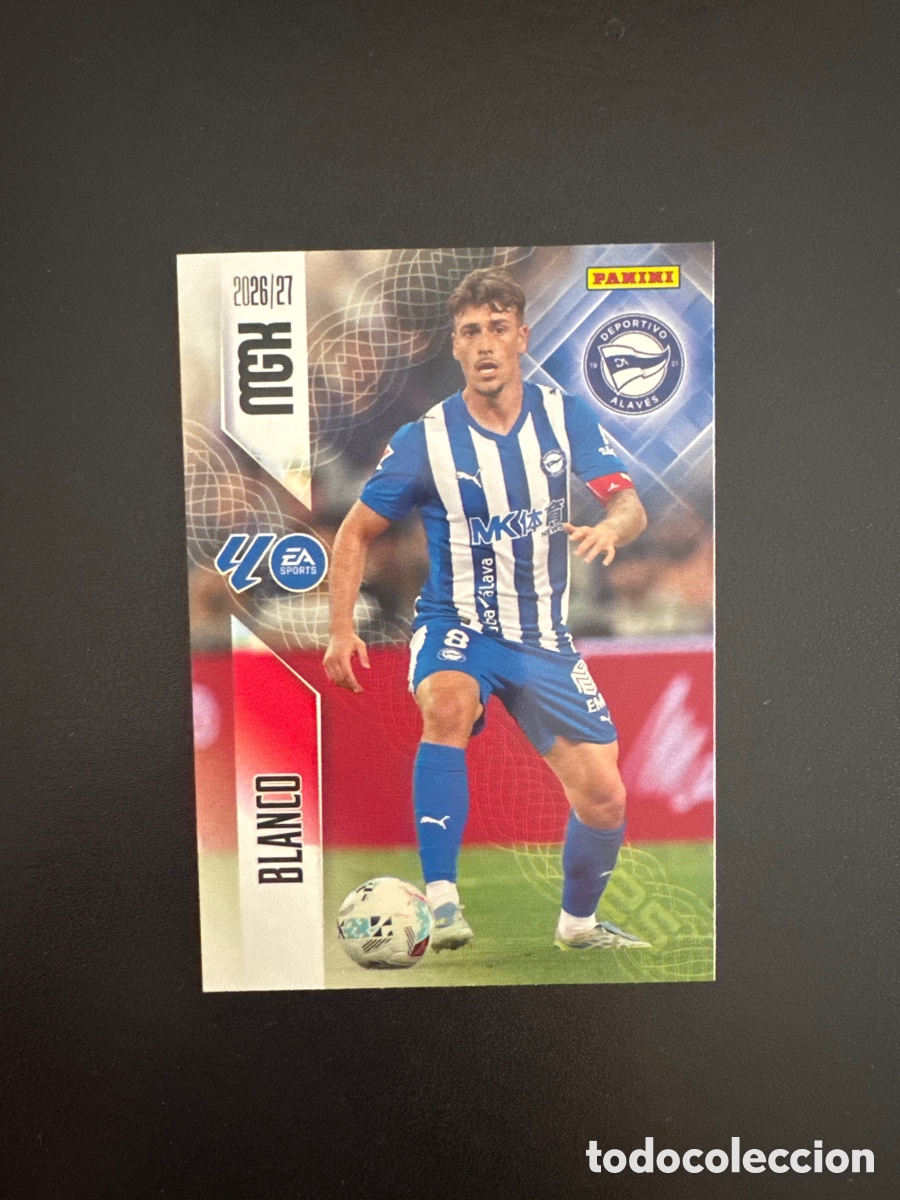 Cromos de f&uacute;tbol: BLANCO ALAV&Eacute;S NUMERO 28 MEGACRACKS 2026 2027
