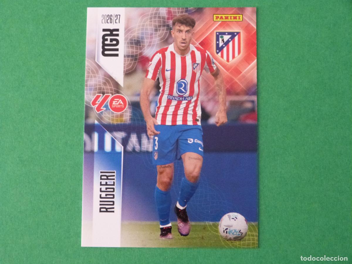 Cromos de f&uacute;tbol: TRADING CARD FUTBOL RUGGERI ATLETICO DE MADRID N&ordm; 63 LIGA MEGACRACKS 2026-2027/26-27 PANINI