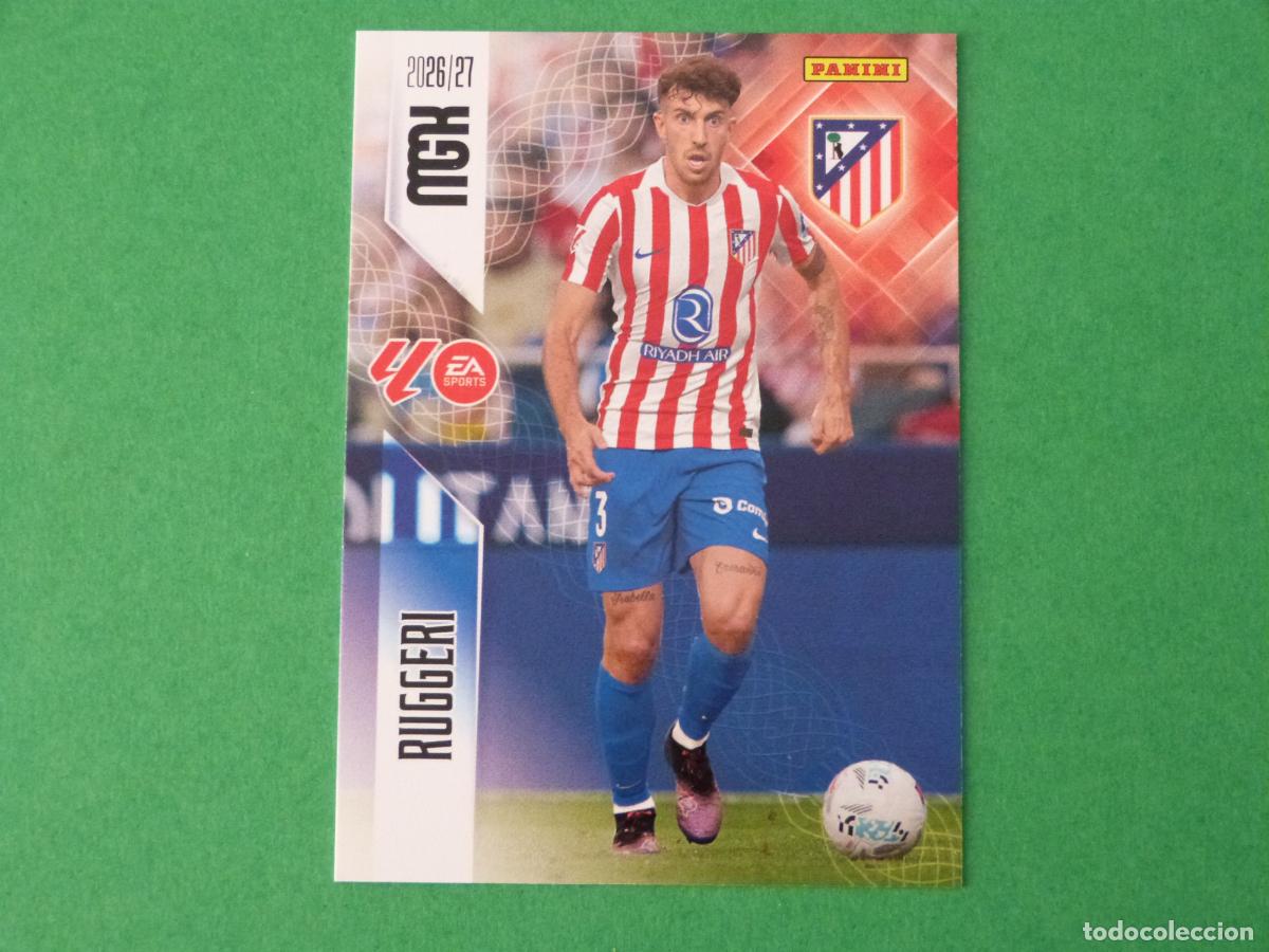 Cromos de f&uacute;tbol: TRADING CARD FUTBOL RUGGERI ATLETICO DE MADRID N&ordm; 63 LIGA MEGACRACKS 2026-2027/26-27 PANINI