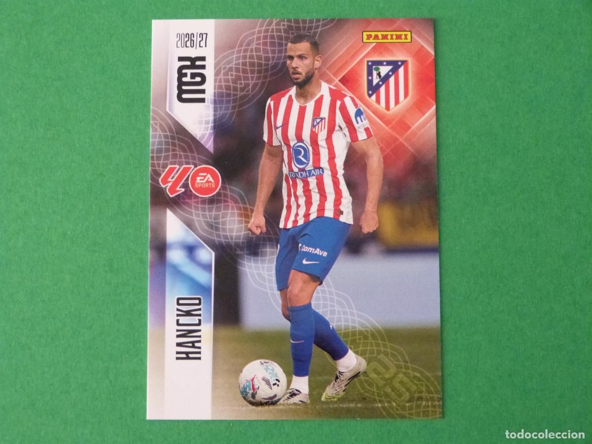 Cromos de f&uacute;tbol: TRADING CARD FUTBOL HANCKO ATLETICO DE MADRID N&ordm; 62 LIGA MEGACRACKS 2026-2027/26-27 PANINI