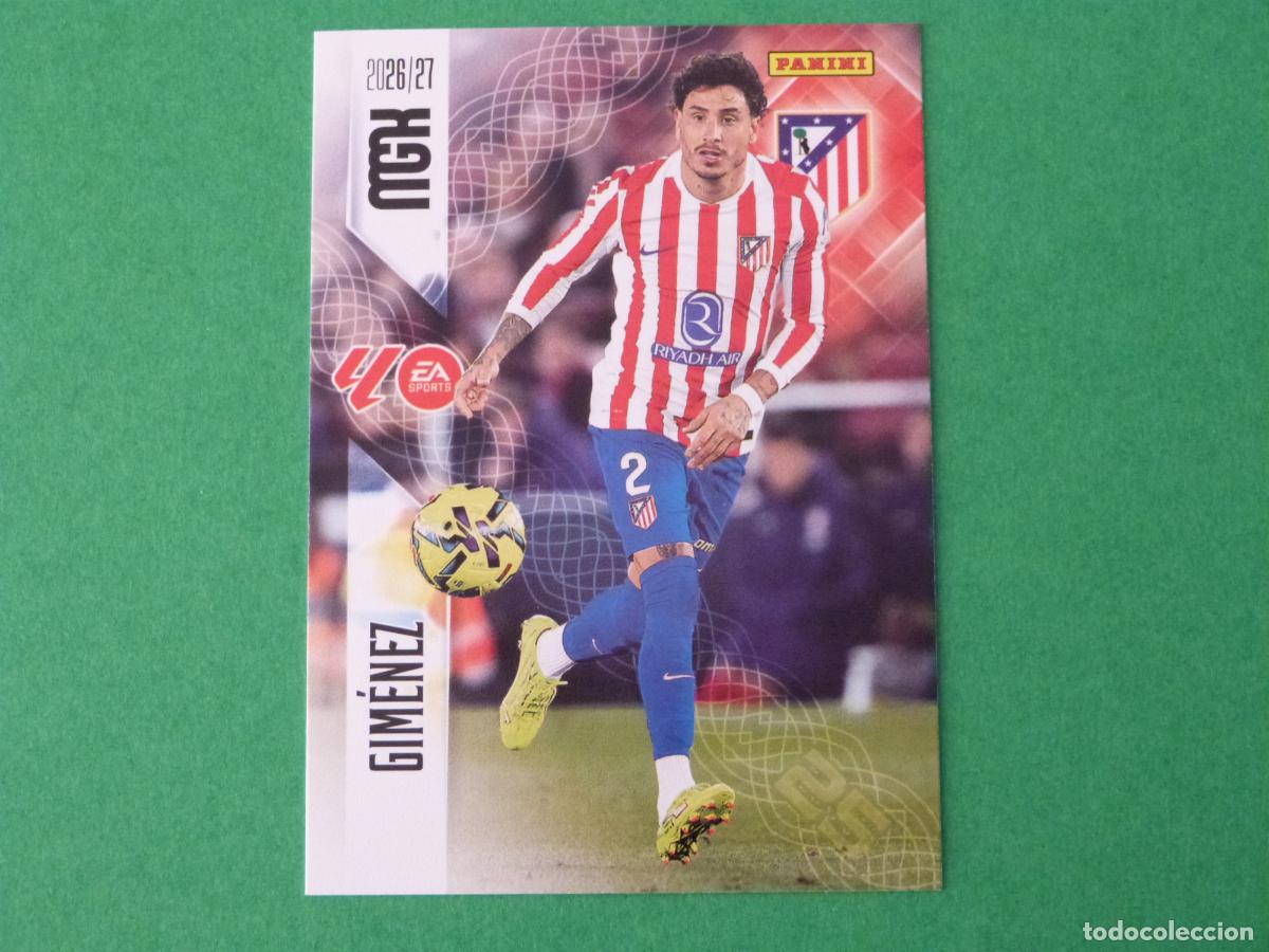 Cromos de f&uacute;tbol: TRADING CARD FUTBOL GIMENEZ ATLETICO DE MADRID N&ordm; 61 LIGA MEGACRACKS 2026-2027/26-27 PANINI