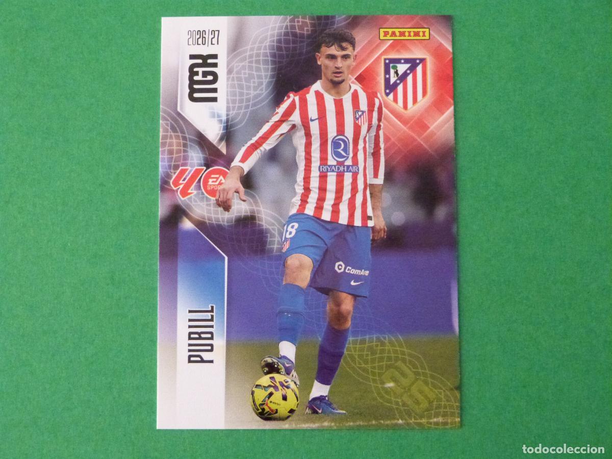 Cromos de f&uacute;tbol: TRADING CARD FUTBOL PUBILL ATLETICO DE MADRID N&ordm; 60 LIGA MEGACRACKS 2026-2027/26-27 PANINI